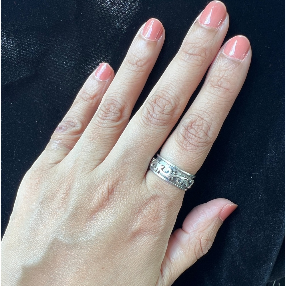 Sterling Silver Spinner Ring - image 2